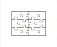 puzzle die a6 12pcs