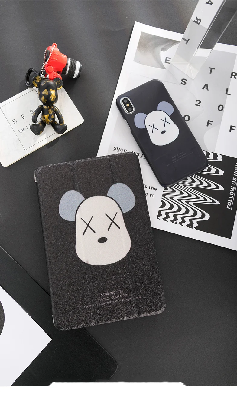 Cartoon Magnet Flip Cover For iPad Pro 9.7 air 10.5 10.2 11 12.9 Mini 2 3 4 5 Tablet Case For ipad 9.7 6th 7th