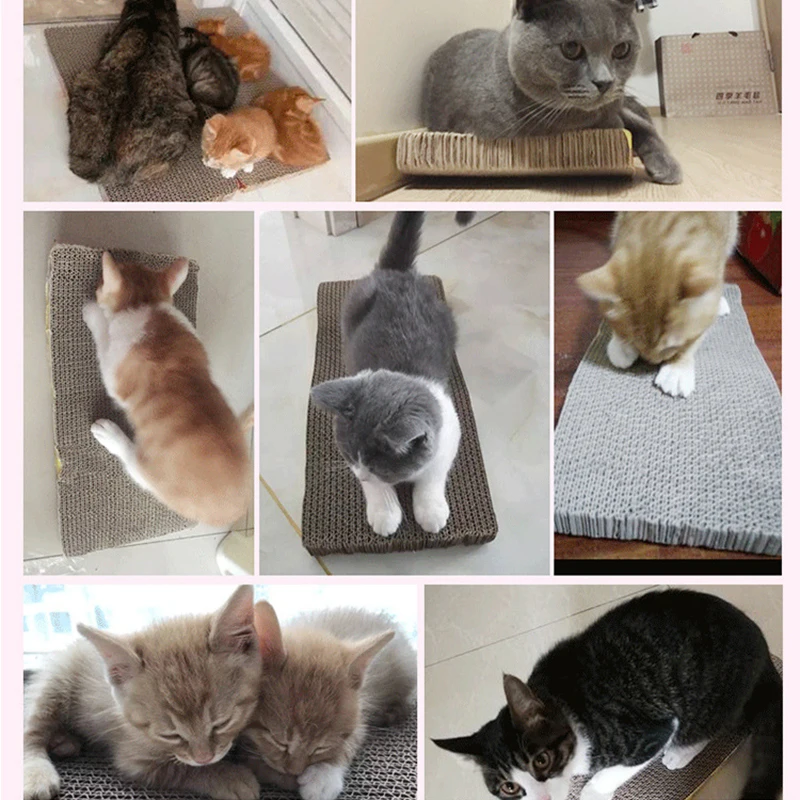Гофрированный Бумажный кошачий скребок для котенка кошачьей кошки Когтеточка