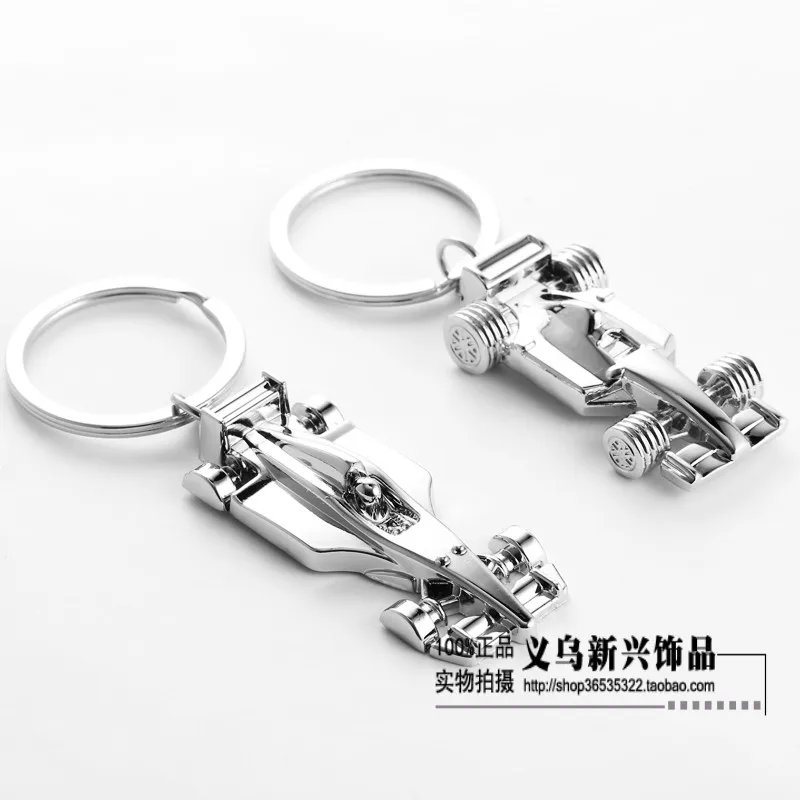 

Gift mini f 1 automobile race keychain artificial automobile race model key ring logo
