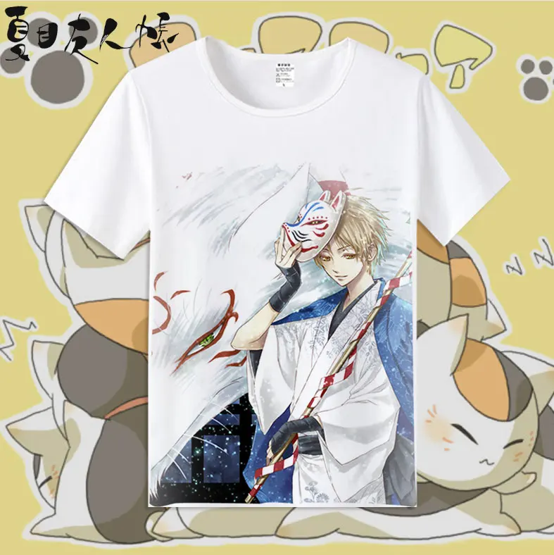 

New Anime Natsume Yuujinchou Cotton T-shirts for Women/Men Student T Shirt O Neck Short Sleeve Summer Clothes Top Tees S-3XL