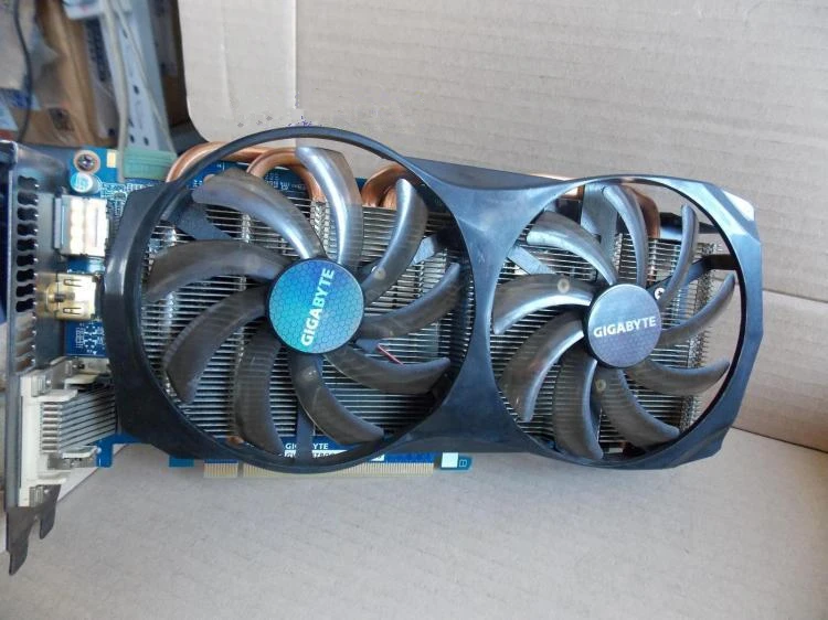 GIGABYTE GTX650 2 Гб видеокарта 192Bit GDDR5 GV-N65TBOC-2GD видеокарты для nVIDIA Geforce GTX 650 Ti Boost Hdmi Dvi VGA карты