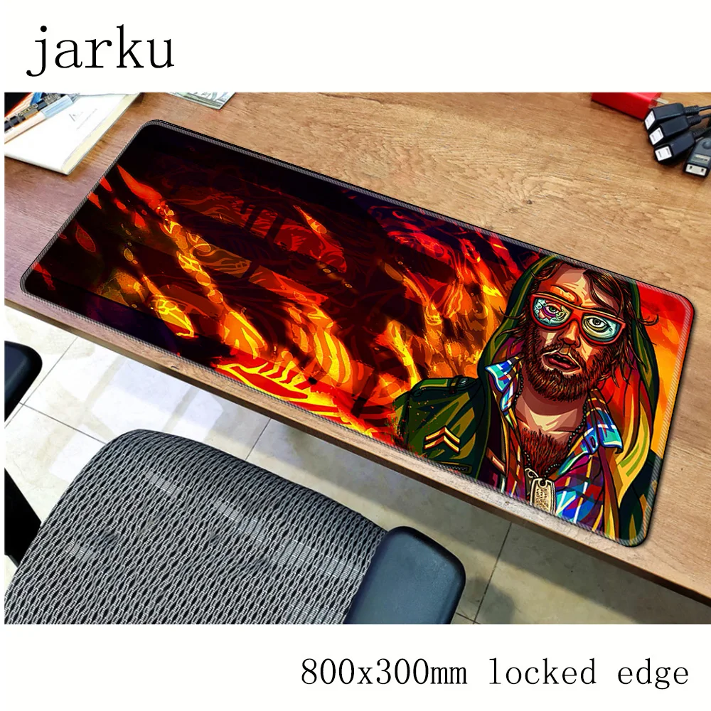hotline miami mouse pad gamer 800x300mm notbook mat large gaming mousepad HD print PC desk padmouse |