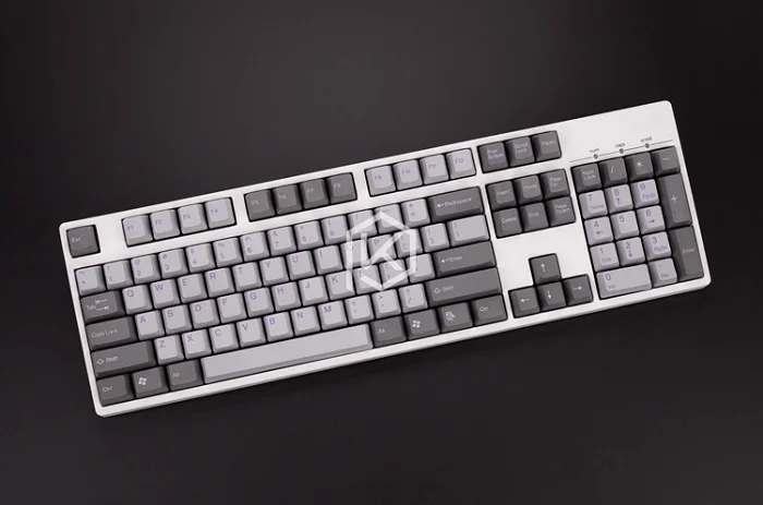 Keycaps lightgrey x1 Taihao pbt, двойные брелки для самостоятельной сборки, игровая механическая клавиатура, цвет: черный, оранжевый, голубой, Радужный светильник, серый - Цвет: Keycaps lightgrey x1