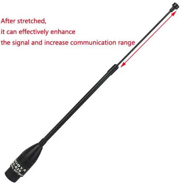 UV Dual-Section 144/430MHZ Antenna for RETEVIS RT2 BAOFENG UV3R TYT TYT8000D wouxun walkie talkie | Мобильные телефоны и