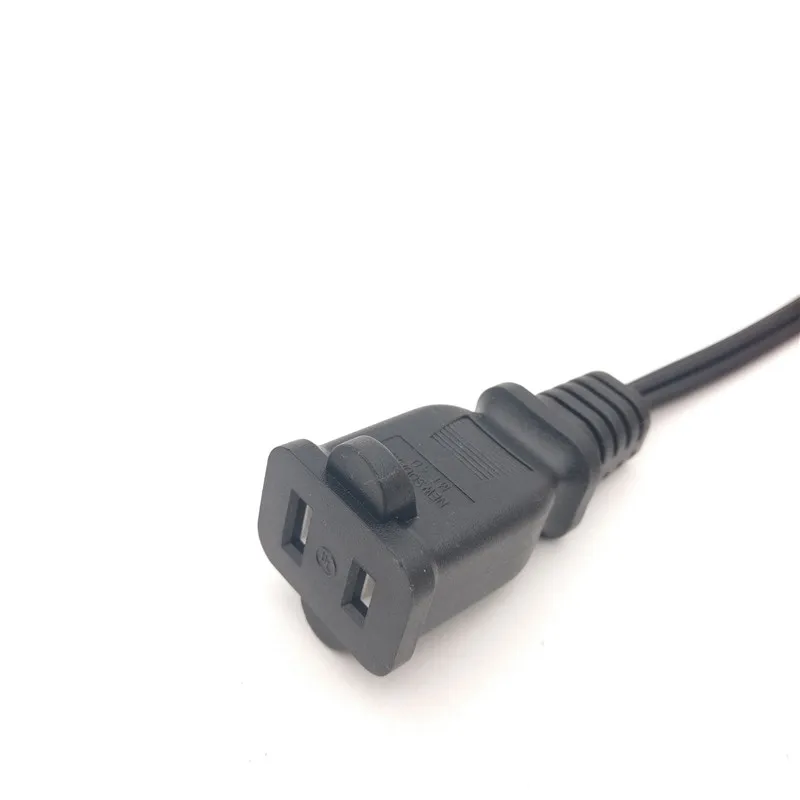 IEC 320 C14 штекер в США 2Pin гнездо адаптер питания кабель, C14 к Nema 1-15R 2P адаптор питания со шнуром