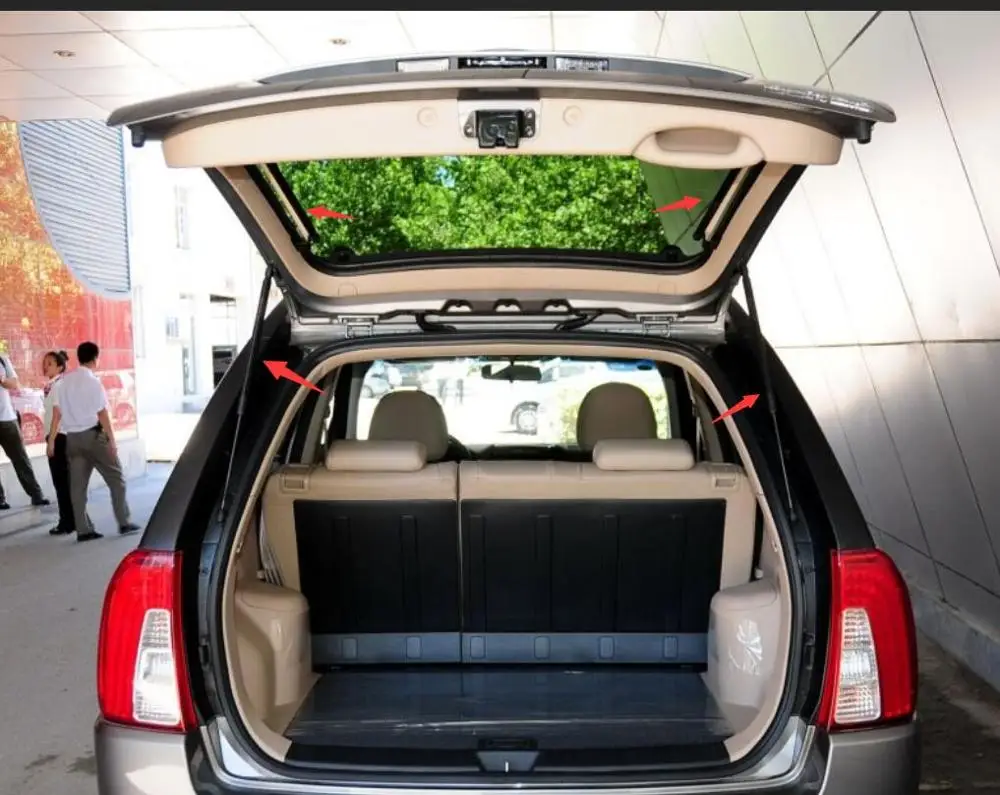 2 шт. заднее стекло автомобиля газовые упоры, амортизационные стойки Весна Авто Лифт поддержка для Kia Sportage 2005-2010 задний багажник