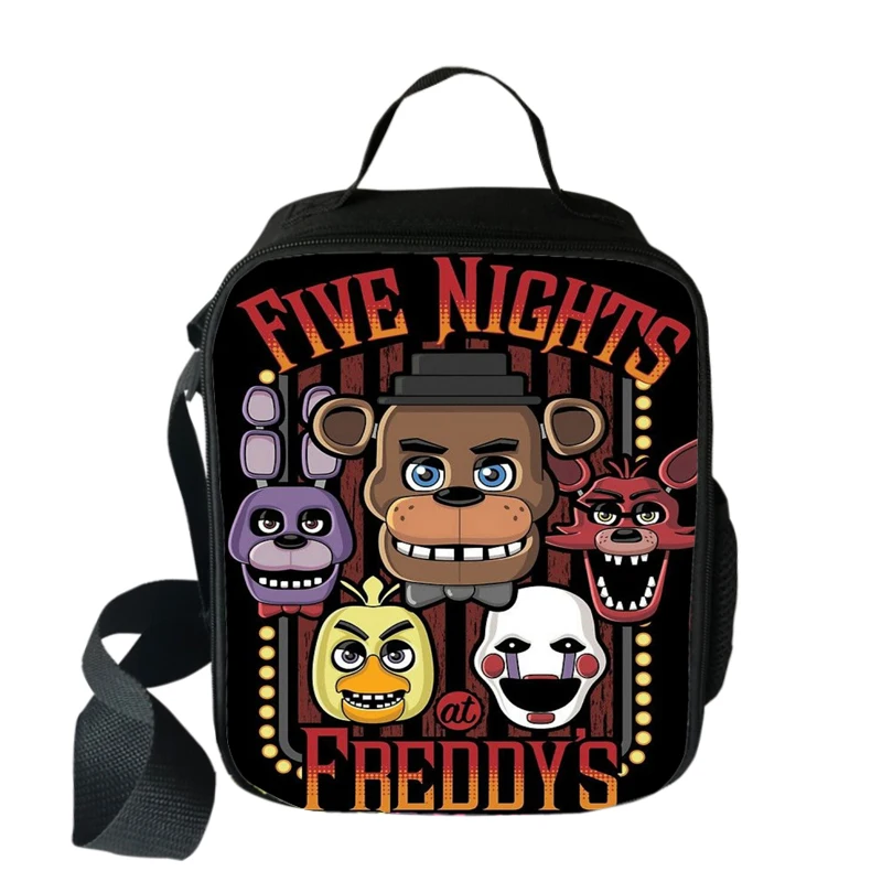 Freddy 20 Мультфильм пять ночей у Фредди Портативный Ланч-мешок для женщин и мужчин пикника Кемпинг термо изолированная сумка для школьников мешок для хранения еды - Цвет: Freddy 20