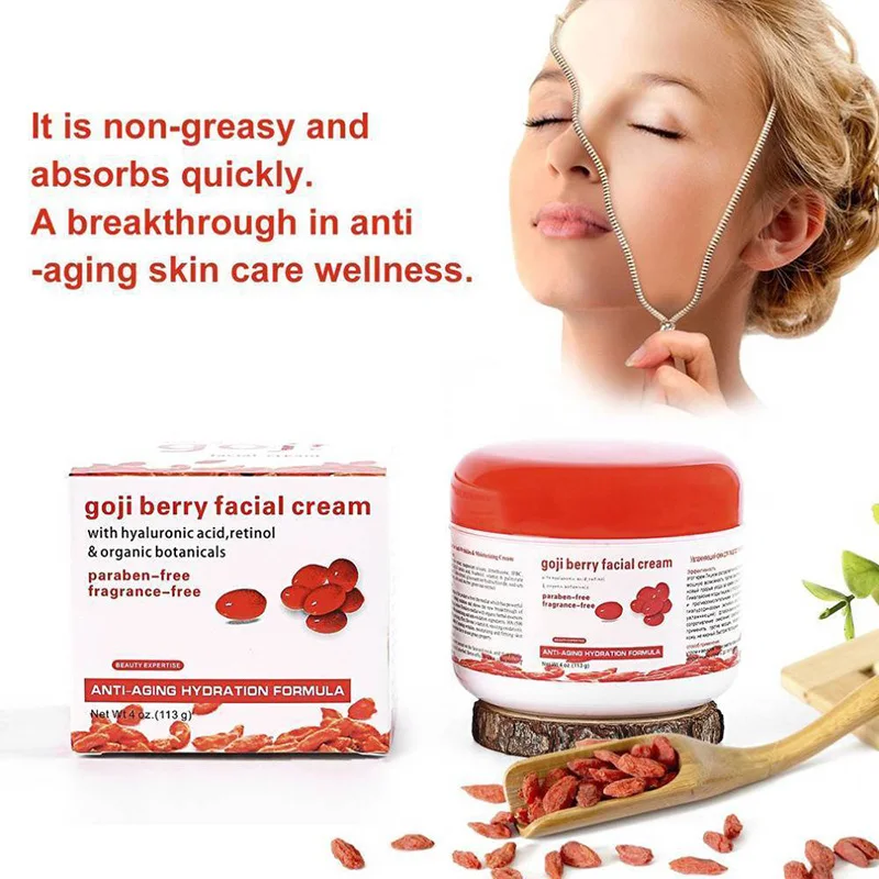 Питательный крем для лица Goji Berry отбеливающий антивозрастной уход за кожей