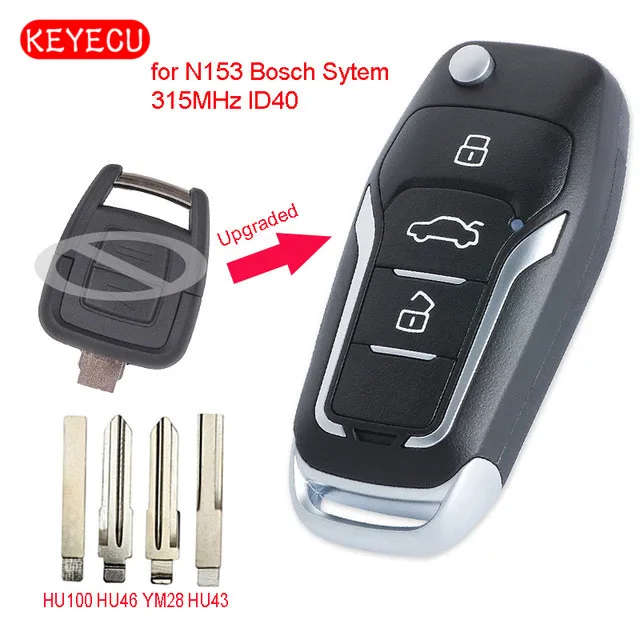 

Keyecu Upgraded Flip Remote Control Fob 315MHz ID40 Chip for Holden Astra TS 2000-2004 in Australia Car Key