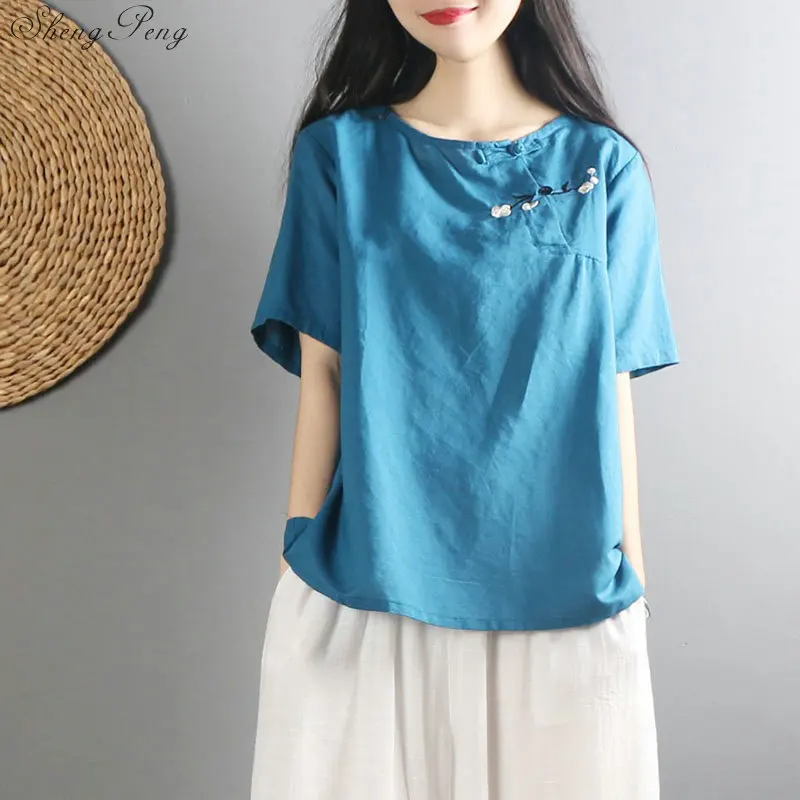 Традиционный китайский костюм Тан одежда в китайском стиле топ Ципао