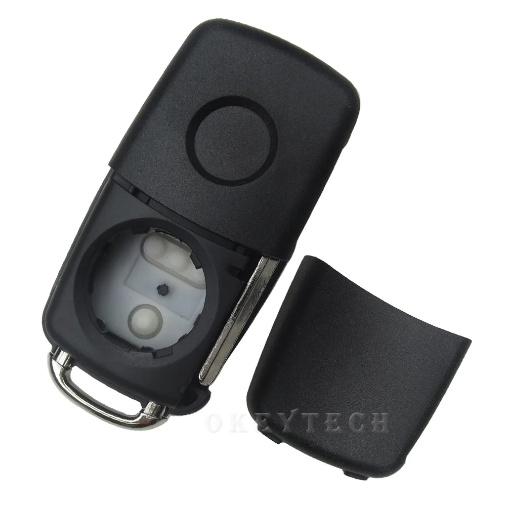 Чехол для автомобильного ключа OkeyTech откидной дистанционный Volkswagen VW Jetta Golf Passat Beetle