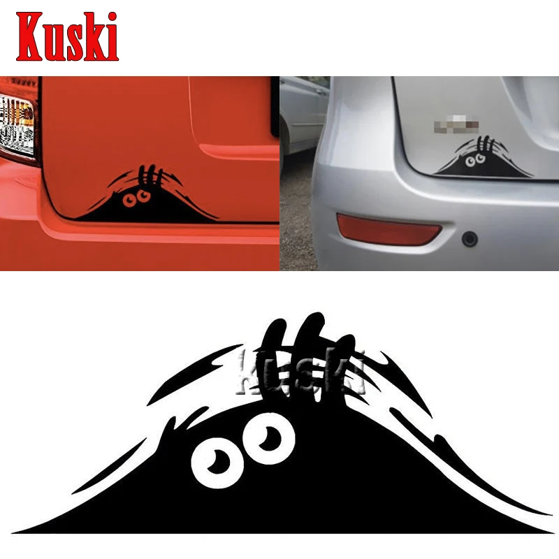 Забавный подглядывающий монстр наклейки для автомобиля Volkswagen VW Polo Passat B5 B6 CC гольф