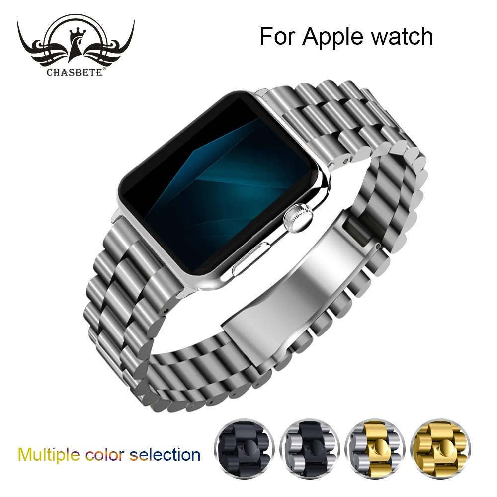 Ремешок из нержавеющей стали для apple watch классический браслет наручных часов 4 38