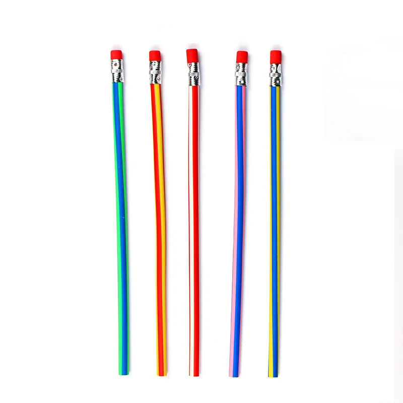 5 шт. гибкий мягкий сгибаемый карандаш для маленьких мальчиков и девочек с