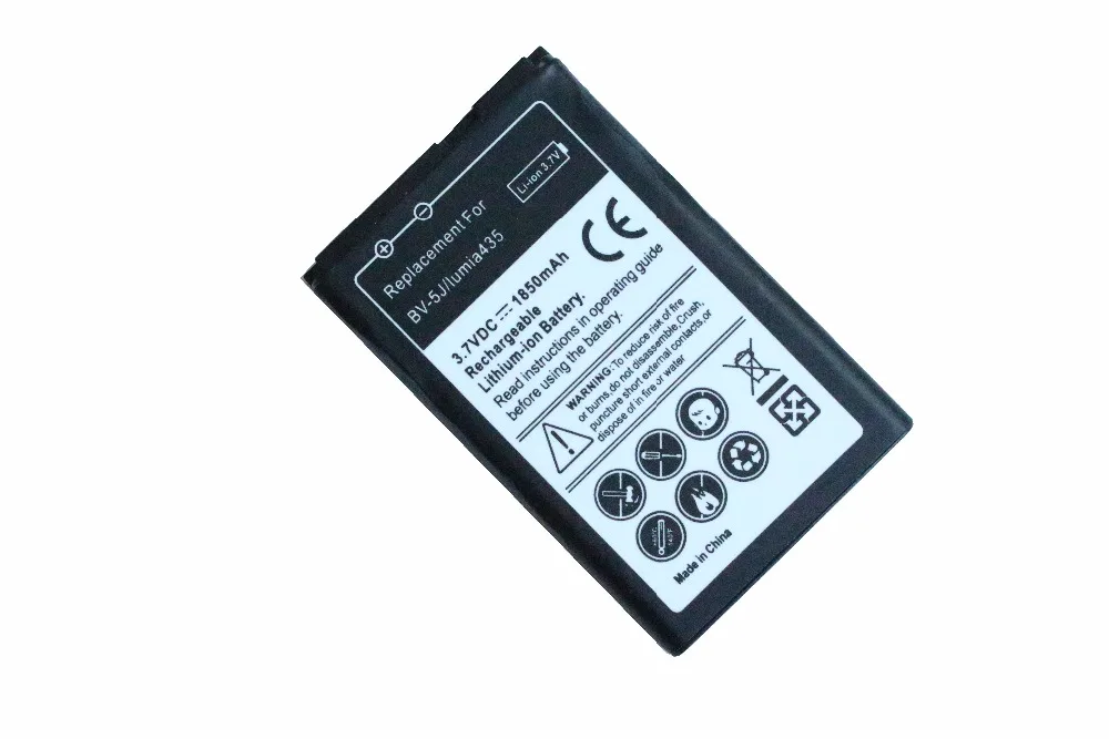3x 1850mAh BV-5J / BV 5J BV5J Replacement Battery + LCD Wall Charger For Microsoft Nokia Lumia 435 Lumia435 532 RM1069 1071 | Мобильные