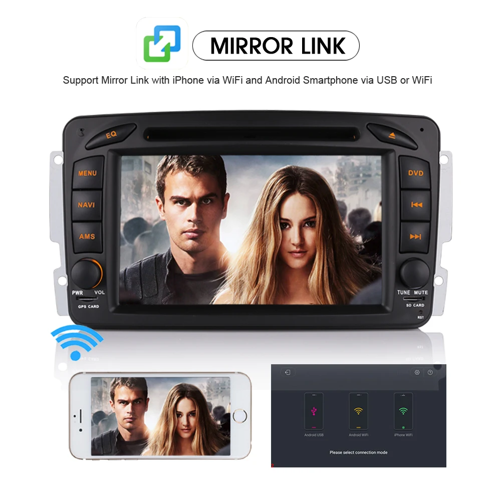 Android 8 0 Авторадио DAB + WiFi CD DVR RDS 3G радио GPS OBD2 DVB T2 автомобильный DVD плеер для Mercedes C/CLK