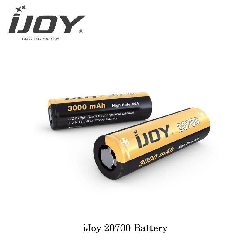 Оригинальная Аккумуляторная Батарея IJOY 20700 3 7 в 3000 мАч батарея 40 ампер для IJoy