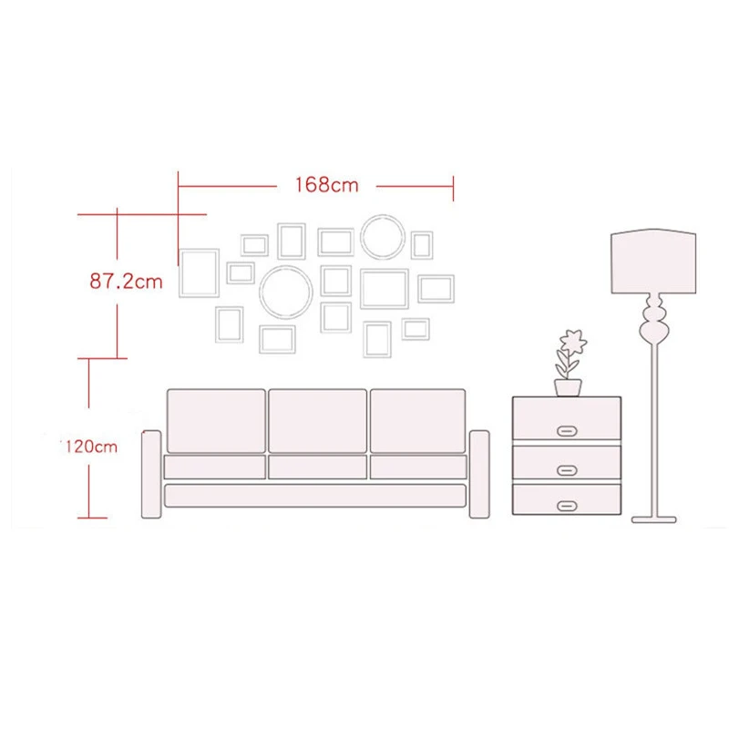 Светильник свежий фоторамка украшения 16 шт./компл. высокое качество деревянные
