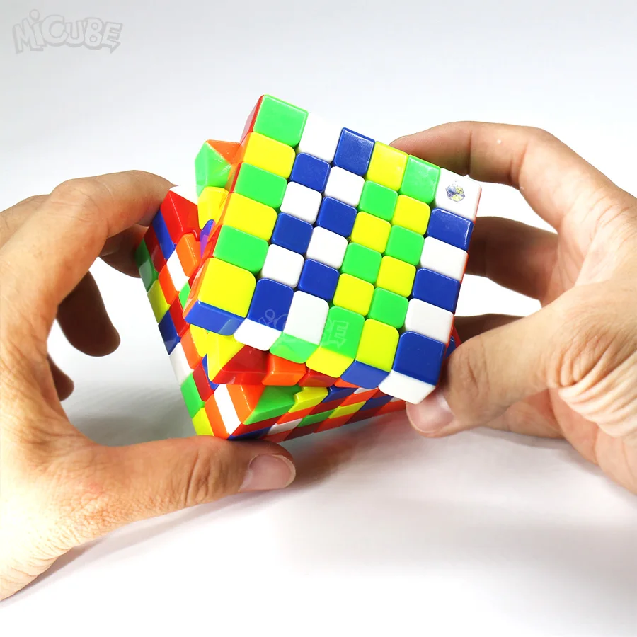 Zhisheng Yuxin Red Kylin 6x6x6 Cube speed Magic 6 слоев Stickerless Puzzle 6x6 Cubo Magico красные игрушки единороги