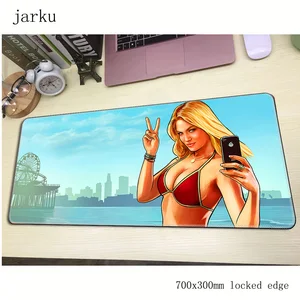 Геймерский коврик для мыши gta v, 700x300x3 мм, игровой коврик для мыши, большой красивый аксессуар для ноутбука и ПК, эргономичный коврик для мыши