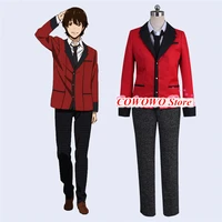 anime kakegurui compulsive gambler suzui ryota manyuuda kaede school uniform cosplay costume custom made size free shipping