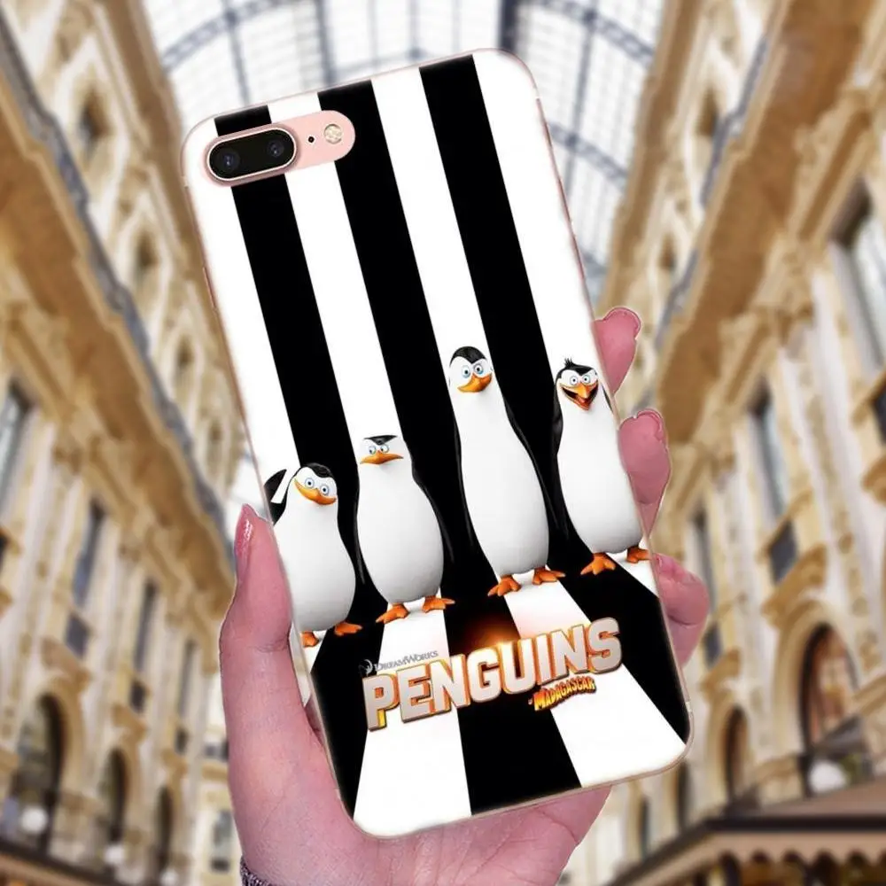 Мягкий сотовый телефон для Xiaomi Redmi Note 2 3 3S 4 4A 4X 5 5A 6 6A Pro Plus Hot Penguins Of мадагаскарский |