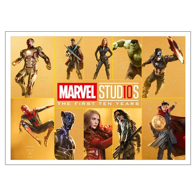 Аниме персонаж кино плакат холст печать красота команда Черная Вдова Зимний