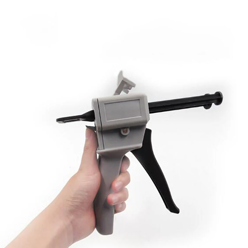 

50ML Epoxy Sealant Glue Gun Silica Gel Component Glue Guns Applicator Glue Adhensive Squeeze 1:1 2:1 Two-Component Adhesive Gun