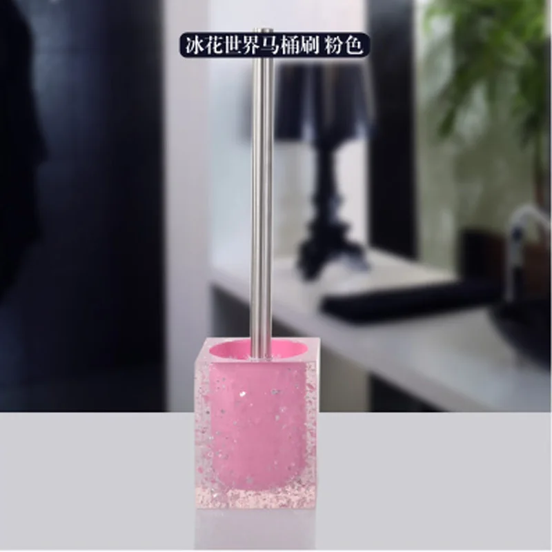 Toilet Brush C Различные стили Творческий смолы Набор щеток для туалета, туалетных щеток и держателей, напольная щетка для чистки туалета, J16179 - Цвет: Toilet Brush C
