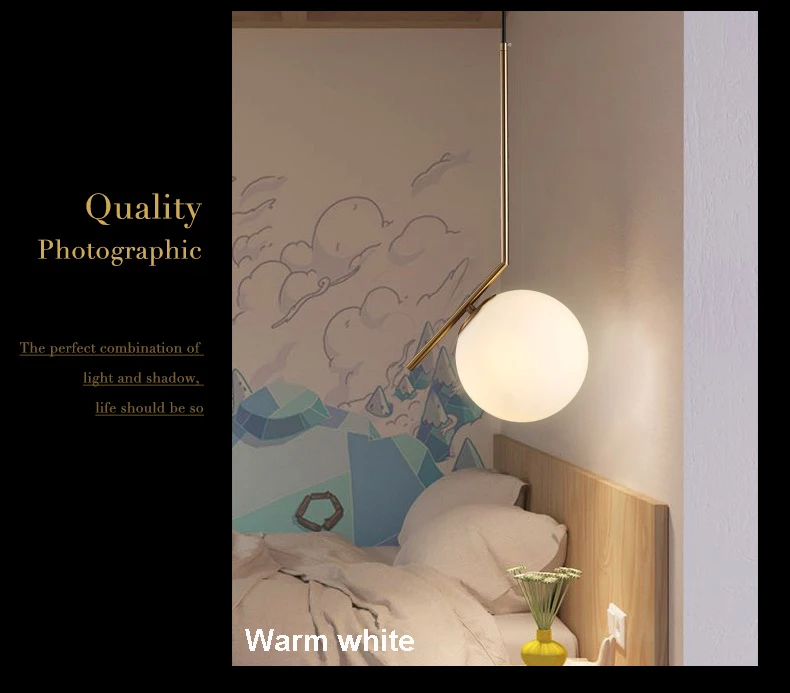 Подвесной светильник E27 в современном стиле для гостиной спальни ресторана|ball