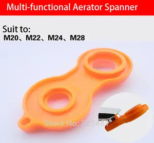 Пластиковый Смеситель Аэратор Ремонтный комплект сменный инструмент гаечный ключ для смесителя аэратор гаечный ключ сантехника