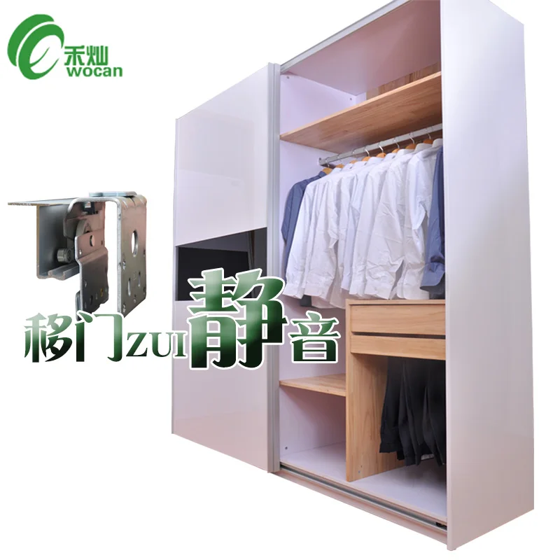 Аксессуары для раздвижных дверей гардероба сверхмощный шкив подвесное дверное