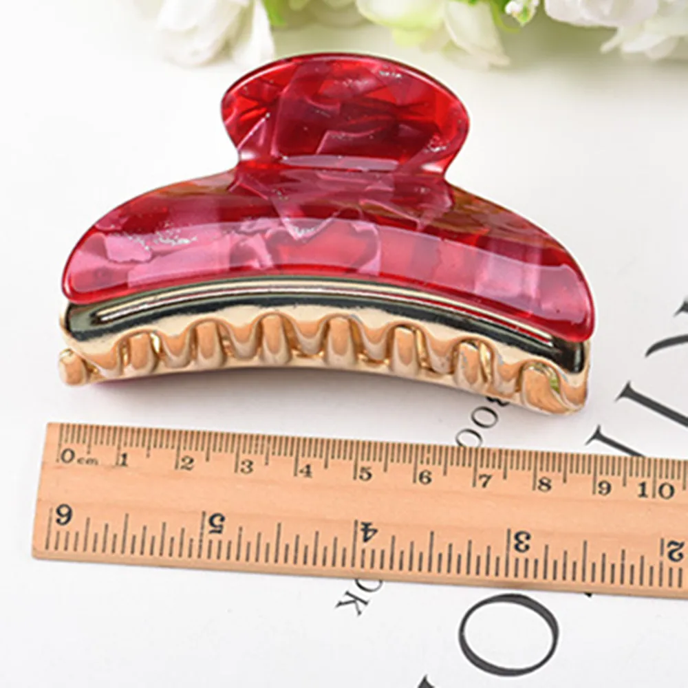 Головные уборы 2 в большой коготь акриловый зажим для волос заколка со стразами