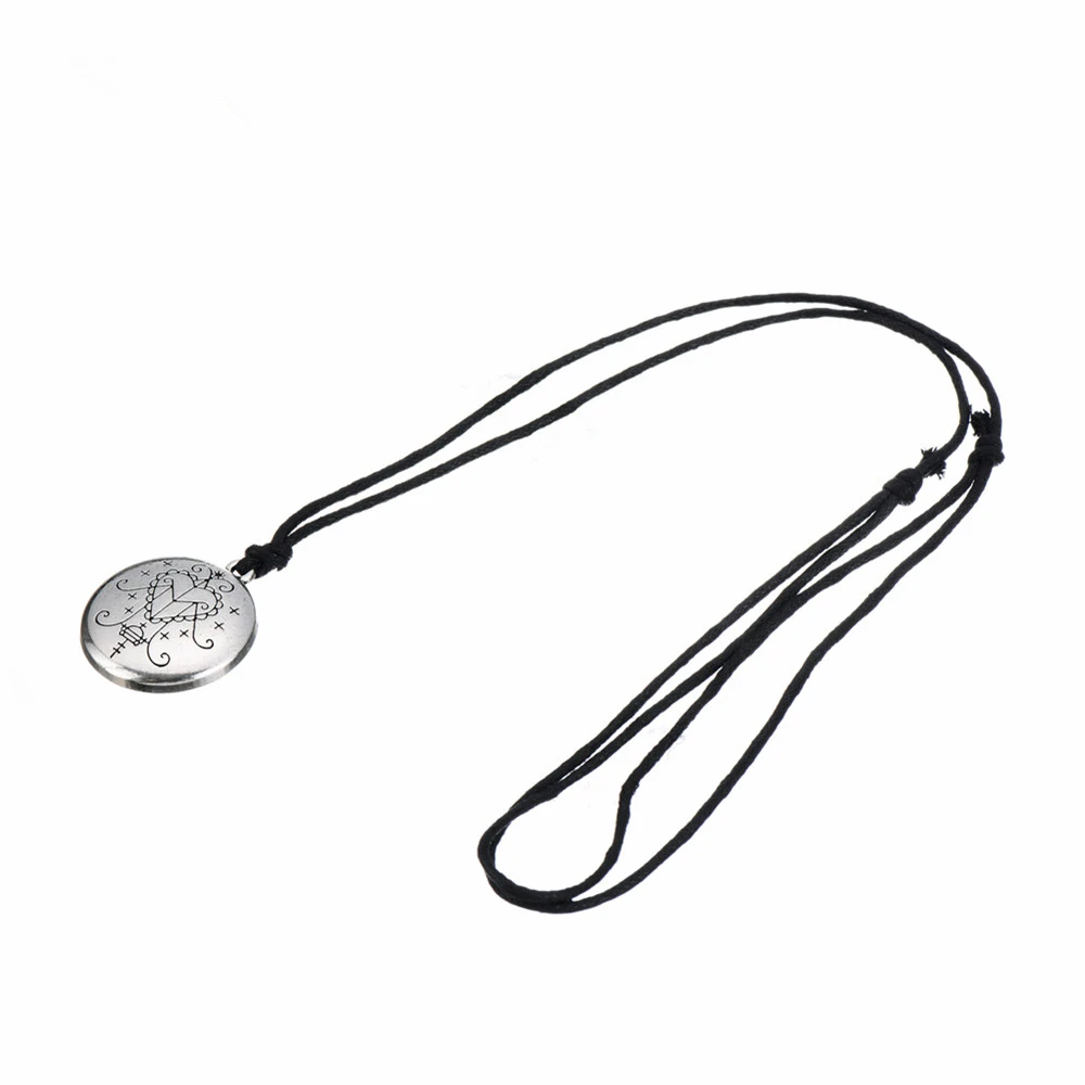 Voodoo Loa Veve ручная штамповка Vodoun Lwa Love Talisman цепь Hoodoo Амулет ожерелье|Ожерелья с