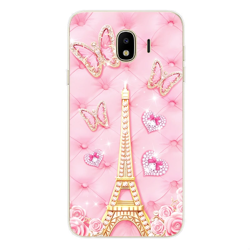 Для samsung Galaxy J4 Чехол Мягкий силиконовый чехол для телефона чехол s для Coque samsung J 4 Plus j 400 415 F Чехлы бамперы Capa