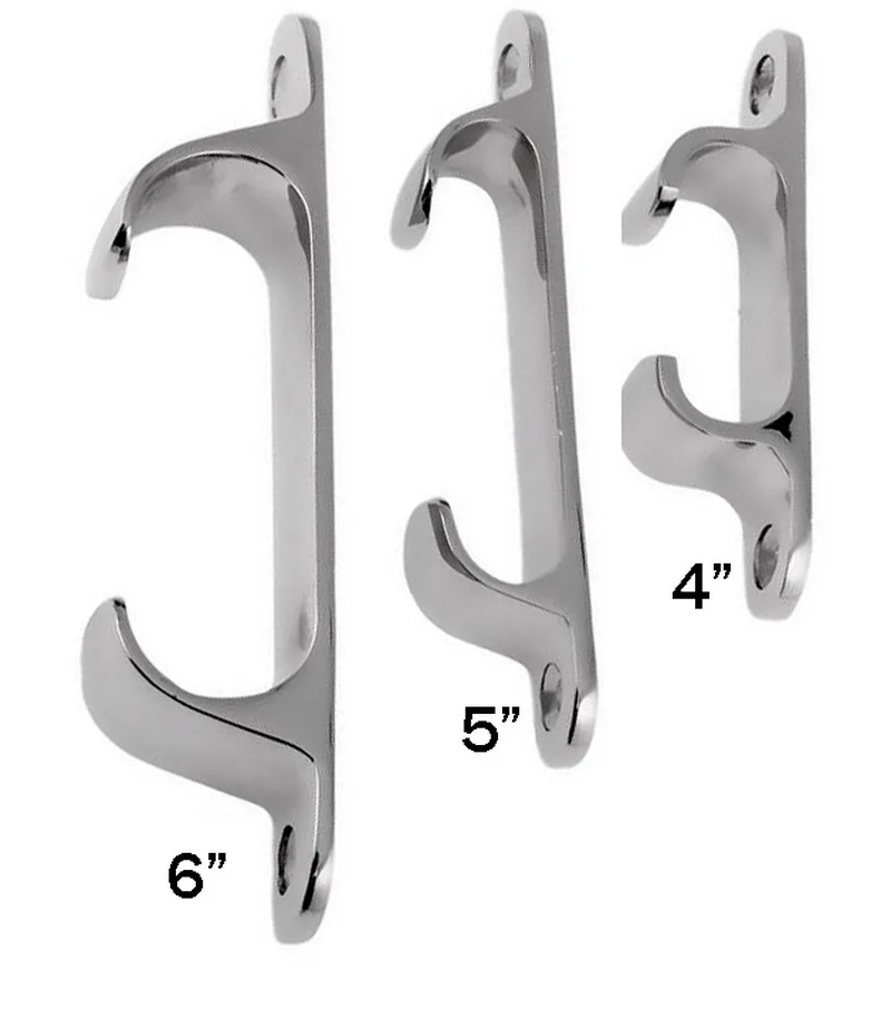 

Rowing Boats Straight Bow Chock Boat Marine 125mm 5" inch Stainless Steel Sailing Line Marine Accessories Cleats