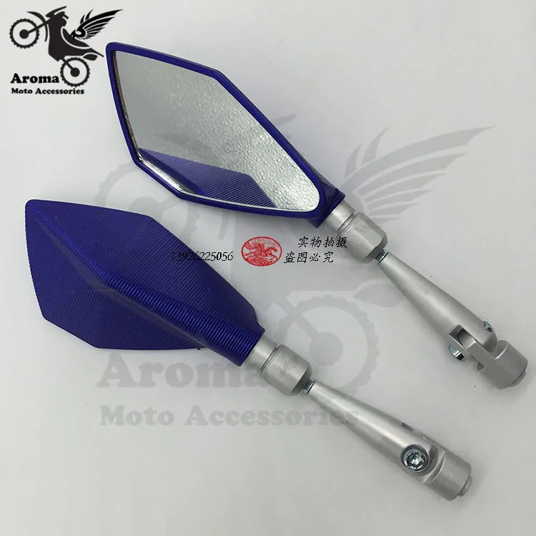 Черное мотоциклетное зеркало заднего вида для yamaha moto honda аксессуары suzuki запчасти