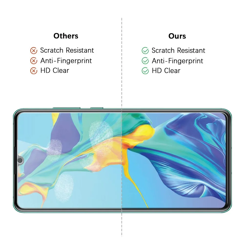 Закаленное стекло для Huawei P Smart Plus 2019 20 Lite P30 P20 Pro 30 не полное покрытие защита