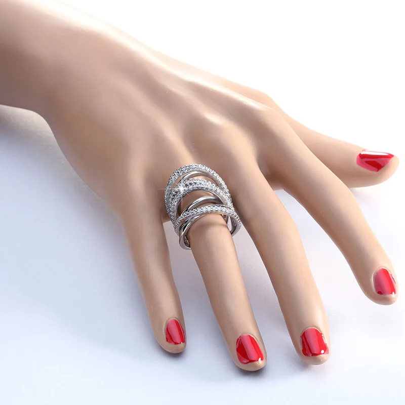 Кольцо с австрийским кристаллом 5 9 размеров 114 шт.|austrian crystal|ring crystalaustrian ring |