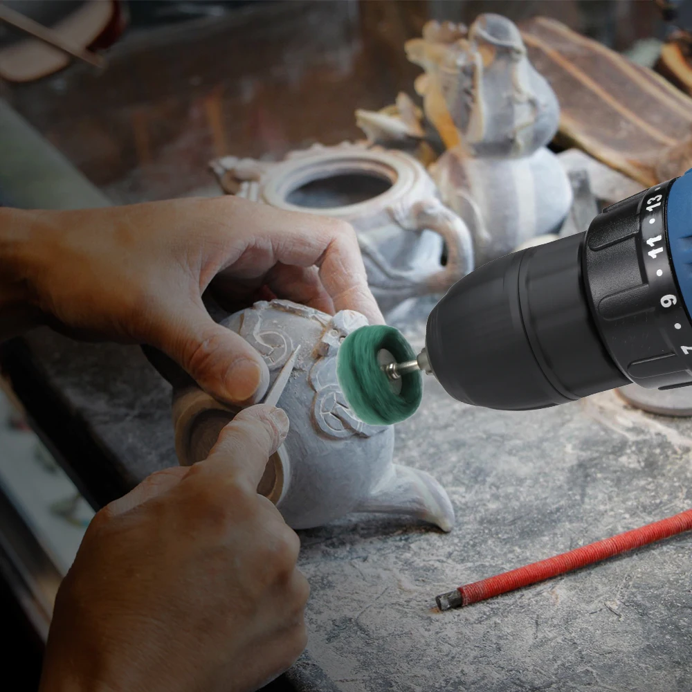 Шлифовальная мини-щетка Dremel абразивный диск из нейлонового волокна для