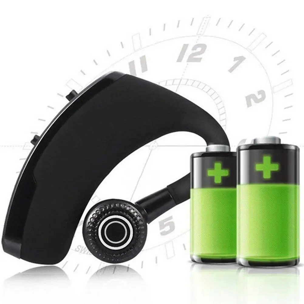 Bluetooth наушники с шумоподавлением, Бизнес Беспроводная bluetooth-гарнитура с микрофоном для водителей, спорта, громкой связи, беспроводная