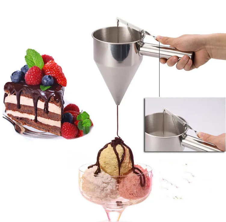 1 шт. из нержавеющей стали Осьминог шары яйцо конус Воронка вафельница инструмент