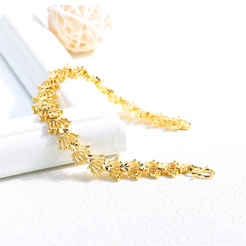 Modyle новый золотой Цвет Корона Браслеты & кольца для женщин медь Эфиопии ювелирных