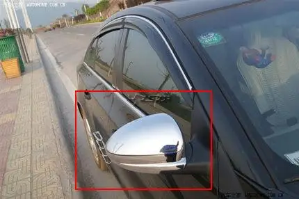 2 шт./компл. автомобиля боковое зеркало крышка авто зеркала заднего вида из АБС