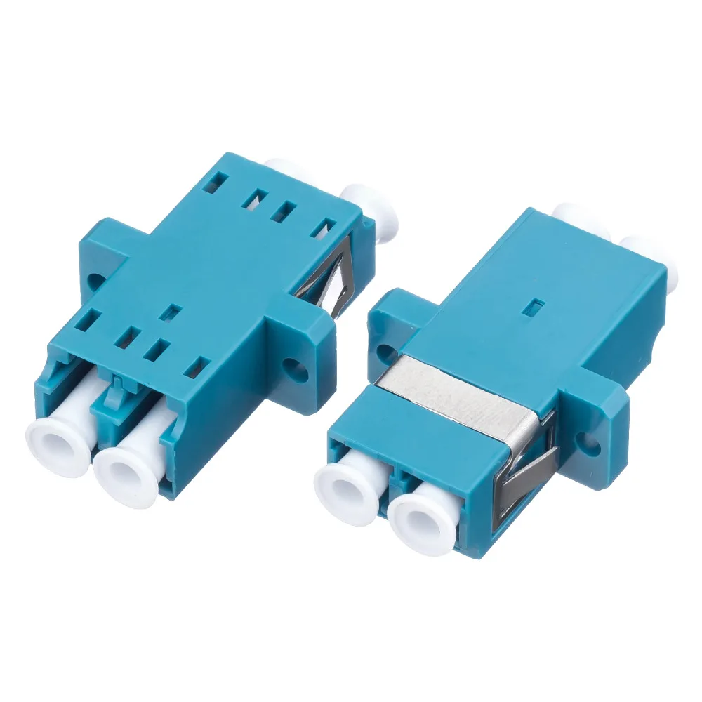 50 шт./лот LC-LC волоконно-оптический адаптер FTTH DX SM Дуплекс LC UPC фланец разъем, FTTH Волоконно-оптический Быстрый адаптер