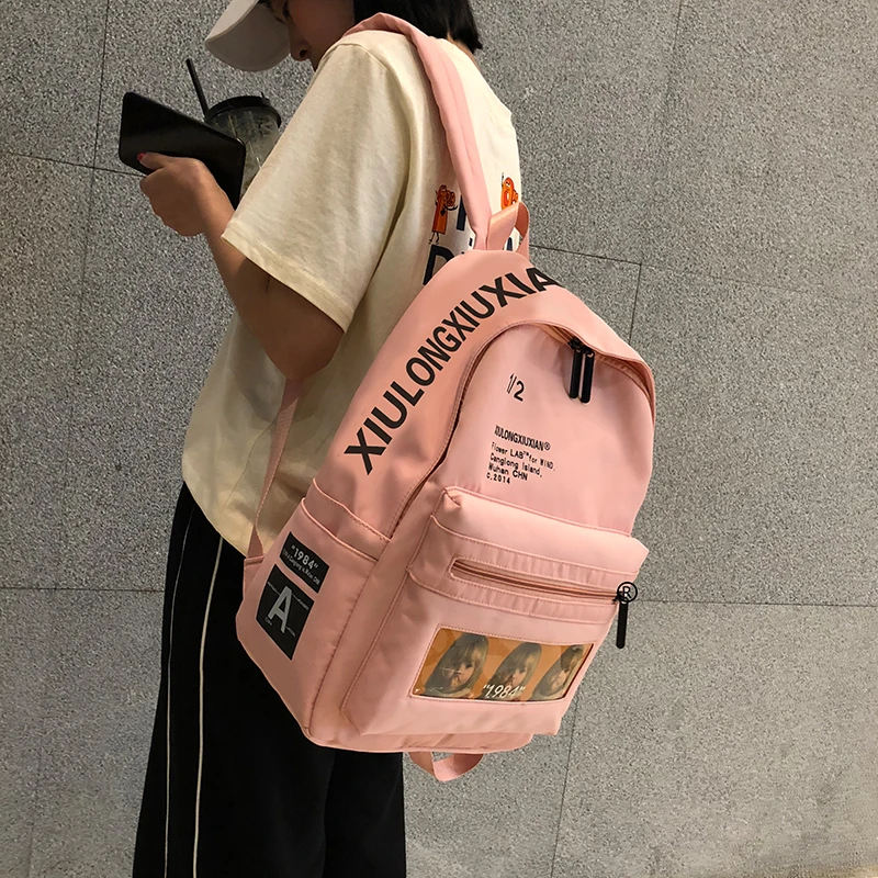 2019 Повседневный женский холщовый рюкзак mochila feminina sac dos школьные сумки для девочек