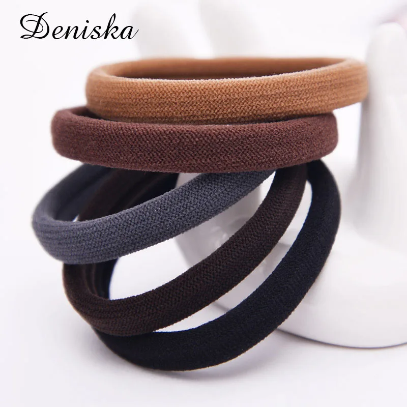 Одна упаковка высококачественных эластичных ободков для волос из хлопка для женщин и девочек, резиновые аксессуары, резинки-резинки, 10 стилей.