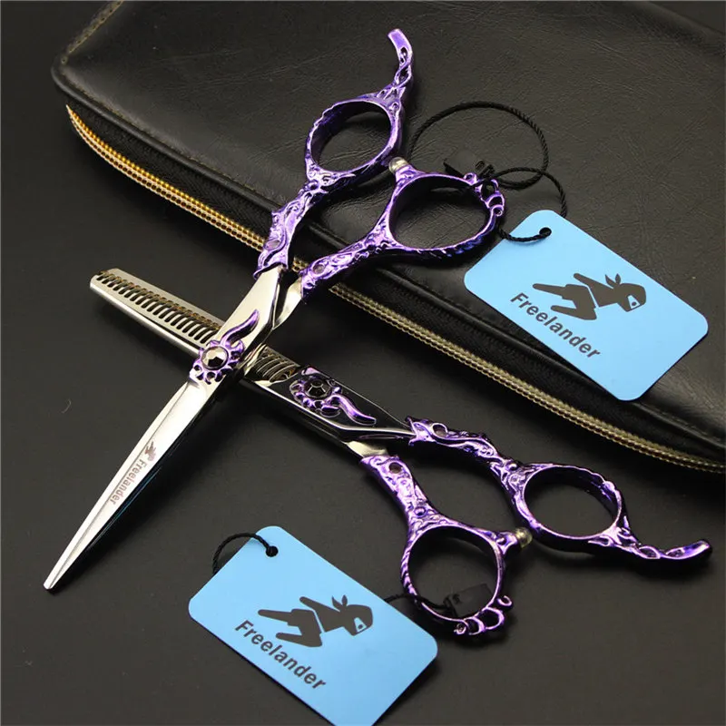 Freelander 6 дюймов японские высококачественные горячие ножницы для волос