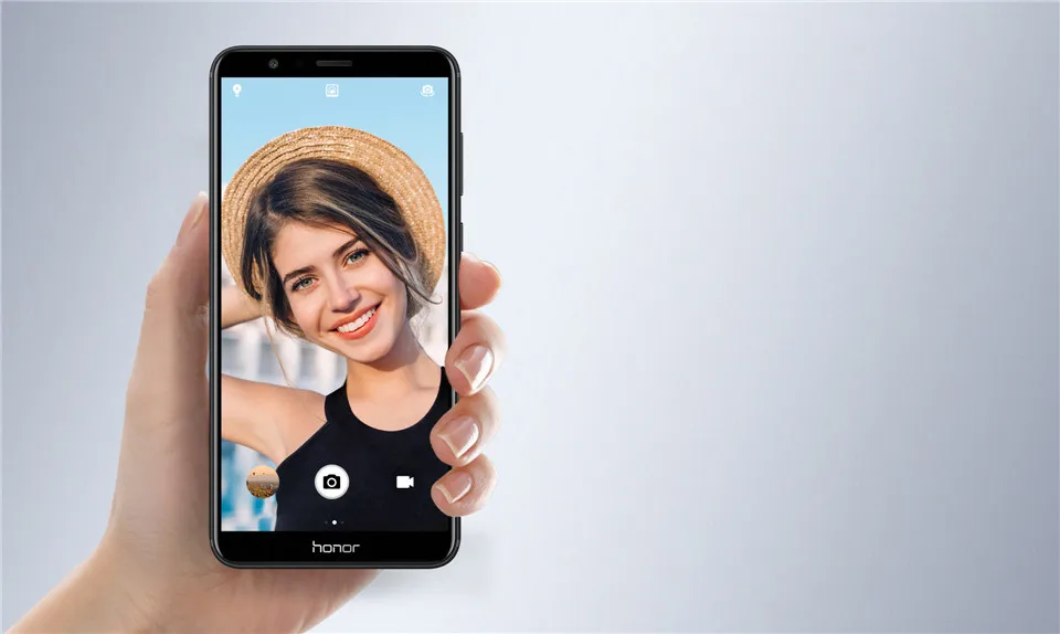 Смартфон HONOR 7X с глобальной прошивкой, 4 ГБ, 64 ГБ, 5,93 дюйма, Восьмиядерный процессор Kirin 659, двойная тыловая камера 16 МП, отпечаток пальца, Android 7,0